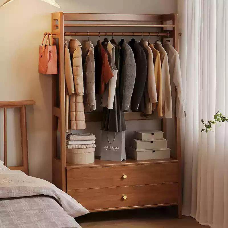 实木衣帽架家用卧室落地床头柜挂衣架一体客厅入户玄关衣服收纳架,节庆用品/礼品,新娘配件,淘宝优惠券,粉丝福利购,淘宝优惠卷
