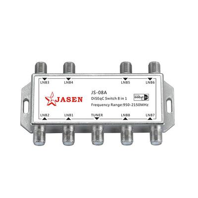 DS81佳星JS-08A直销DiSEqC8*11.1版本八进一出切换开关