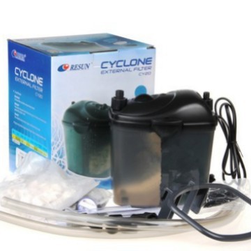 水族用品日生迷你小型外置过滤桶鱼缸龟缸水族箱静音过滤器含滤材