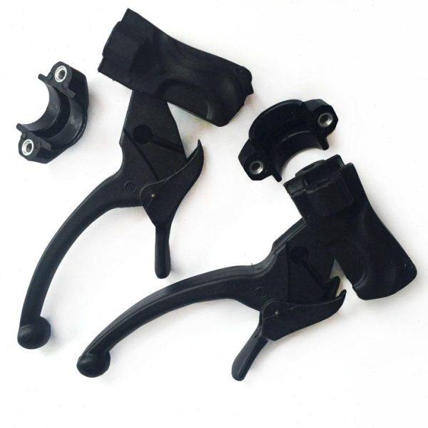 轮椅塑料自锁刹车手把 购物车刹手手把 带自锁塑料刹把 刹车把手