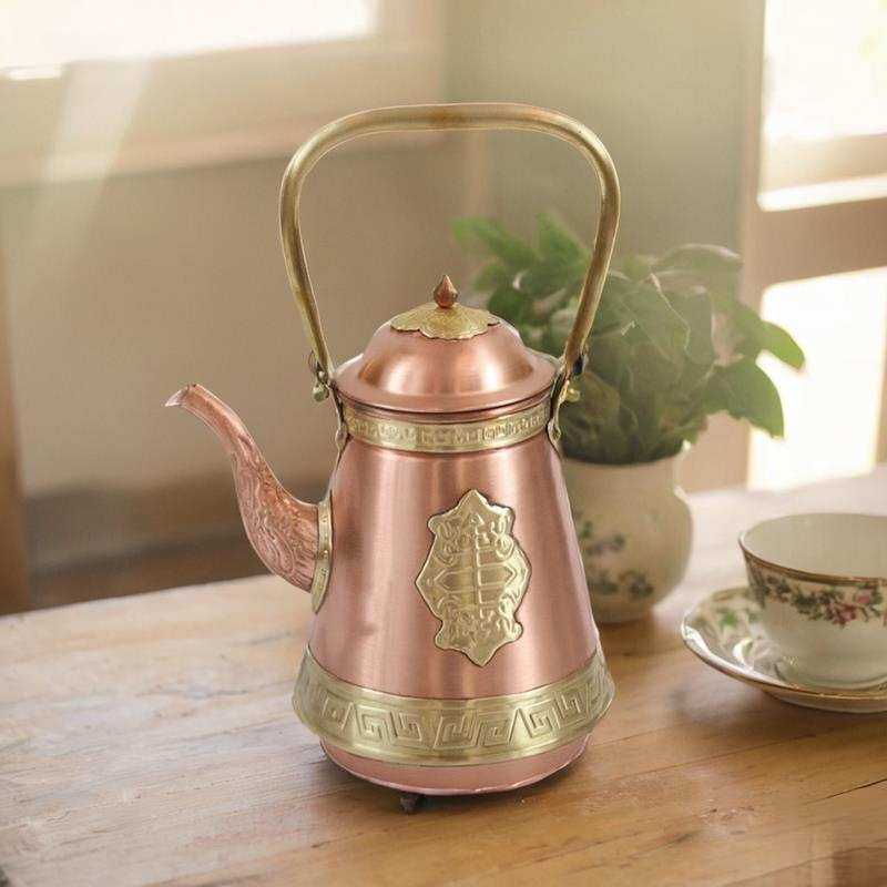 蒙古奶茶壶内蒙古草原风情手工烧水壶热水壶蒙餐茶壶锅茶壶