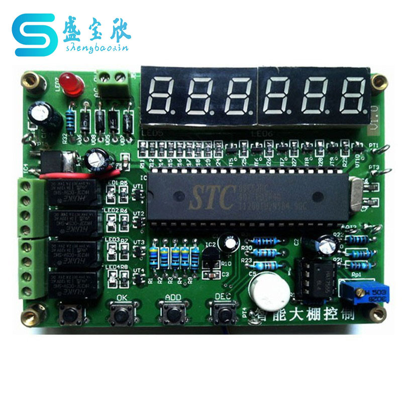 智能大棚控制套件2012年电子装配竞赛套件带故障含抄板JS-56-80