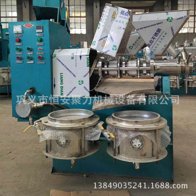 现货供应花生螺旋榨油机大豆全自动榨油机出油率高价格合理