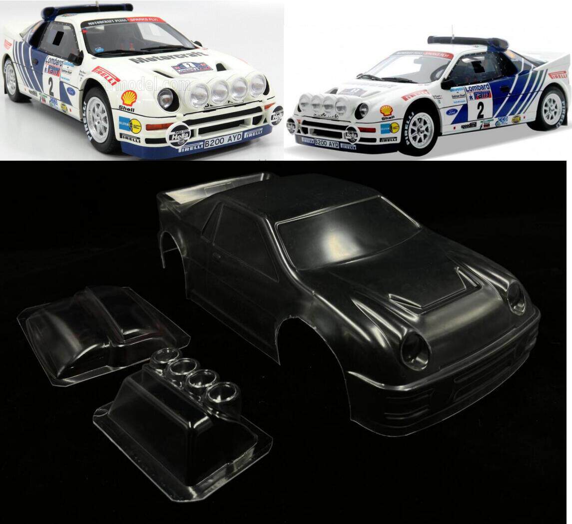 1/10平跑车壳Mini M车壳 Ford RS200 PC车壳225mm Tamiya M225