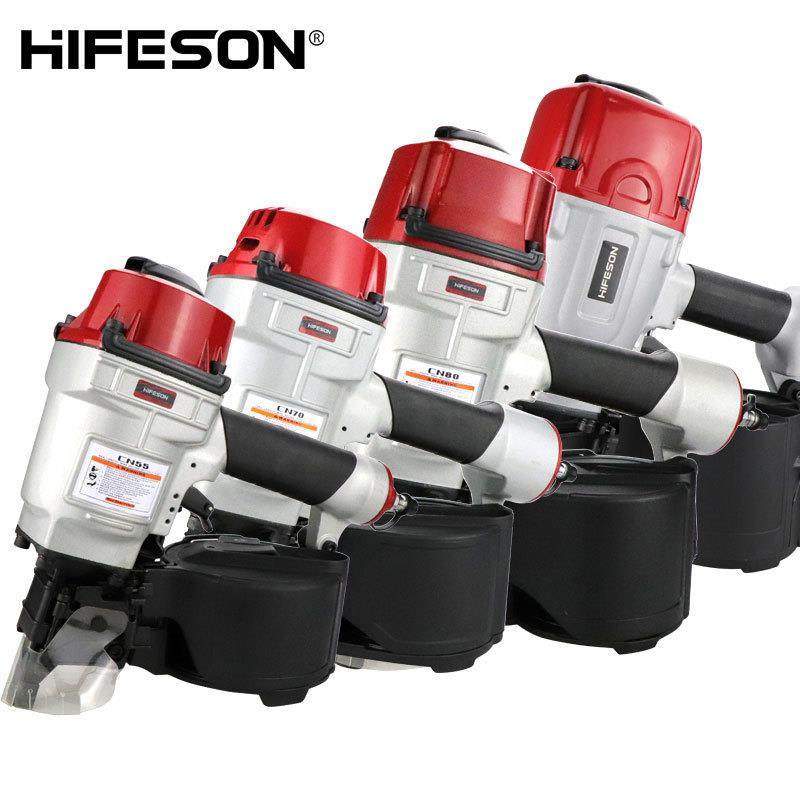 促销海飞鲨气动卷钉枪CN55/70/80/90气钉枪洋钉盘钉圈钉托盘木箱