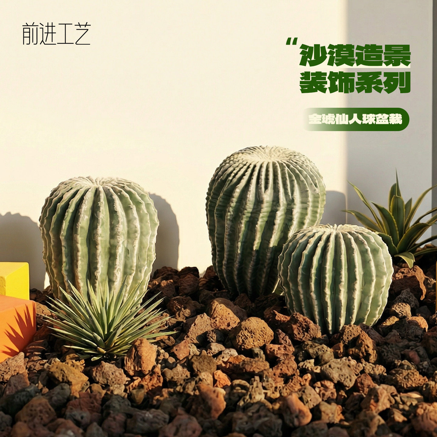 厂家批发大号金琥仙人球盆栽沙漠绿植造景多肉仙人掌仙人柱假植物