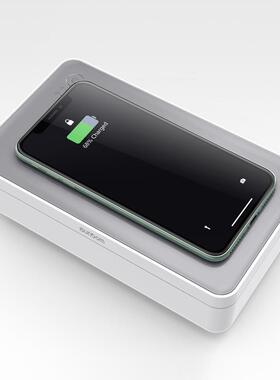 15W无线充收纳盒SGS认证UVC紫外线杀菌多合一桌面