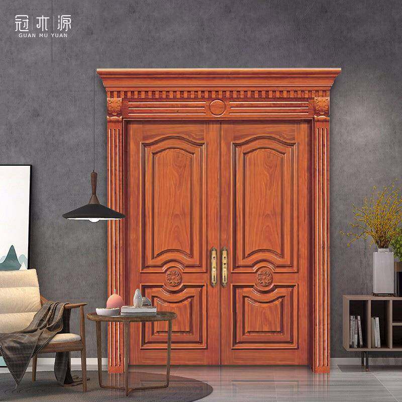 别墅大门齿接橡木实木双开对开烤漆自建房农村别墅大门,特色手工艺,其他特色工艺品,淘宝优惠券,粉丝福利购,淘宝优惠卷