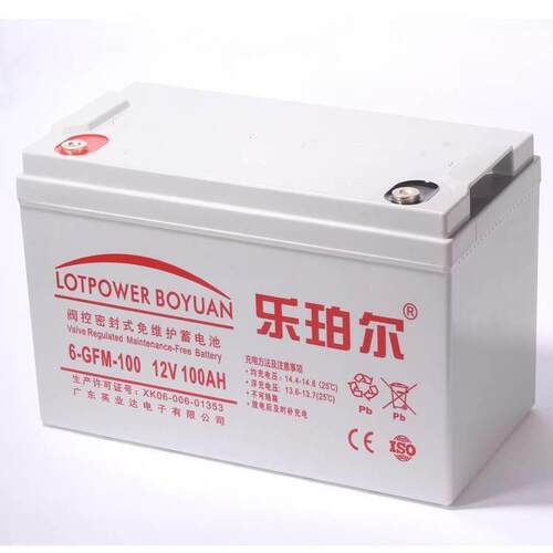 乐珀尔蓄电池6-GFM-10012V100AH信号系统基站备用电厂备用