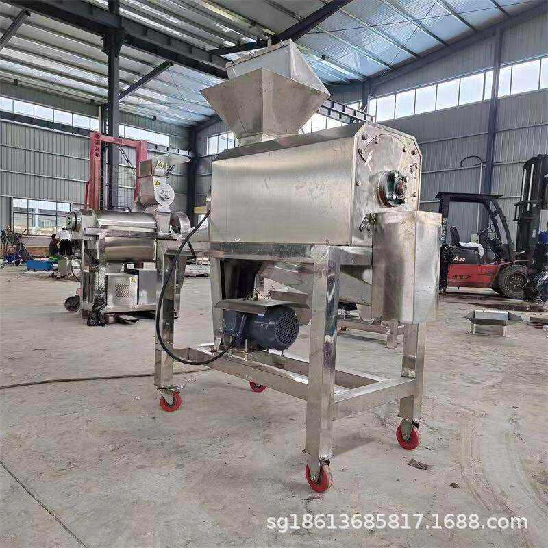 工业去核去皮打浆机榴莲芒果枇杷大型果浆机道水果打浆设备