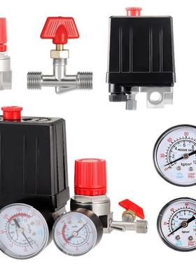四通压力开关总成90-120PSI跨境爆款空压机配件大全自动气压四孔