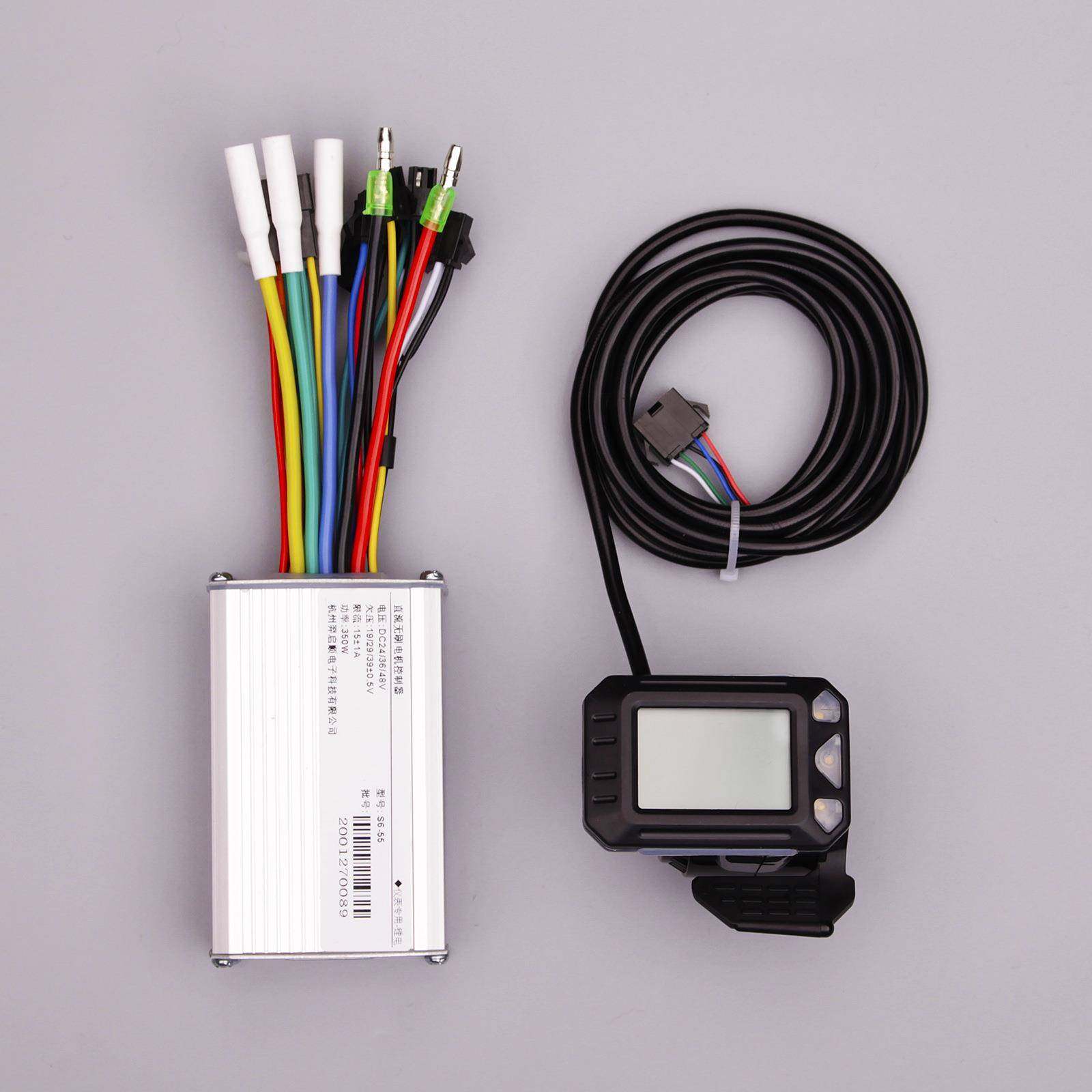 电动滑板车仪表LCD液晶屏加速器里程表24V36v48v250W3250W多功能