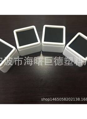 白色方形3英寸PK可叠加床脚垫桌脚垫沙发脚垫家具增高脚垫