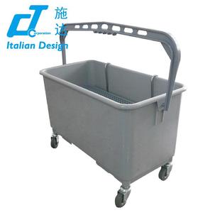 意大利CT施达22L23L平板拖把清洁水桶商用保洁平拖桶带轮储物桶