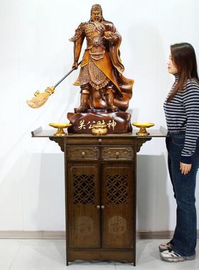 关公摆件招财落地武财神关二爷供奉神像镇宅供桌饭店公司开 业礼