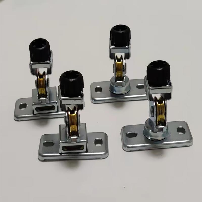 各种品牌通 用手摇升降晾衣架配件顶座 凉衣架滑轮顶盖 厂家直销