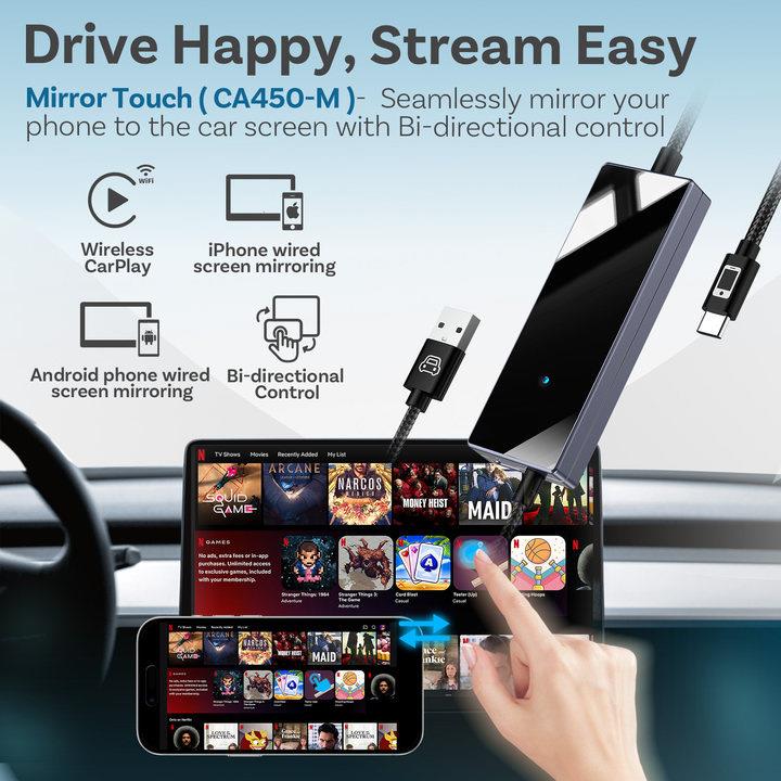 Ottocast首发工厂支持反控镜像carplay原车有线carplay图片