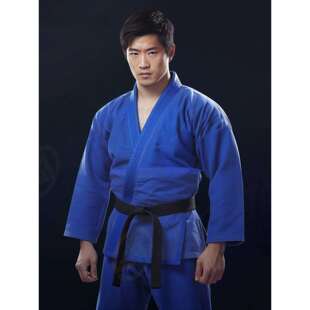 专业柔道服纯棉标准男女柔道服装新手儿童成人柔道训练服比赛套装