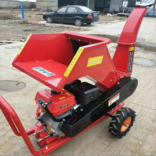 树枝粉碎机柴油电启动碎枝机小型果园树园林干湿枝条粉碎机