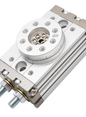 180度旋转气缸MSQB/HRQ100/200/30/50/70A-R90度小型气动摆动回转