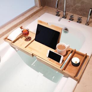 欧式防滑伸缩浴缸架可调节浴盆木桶浴缸支架卫生间泡澡置物架支架