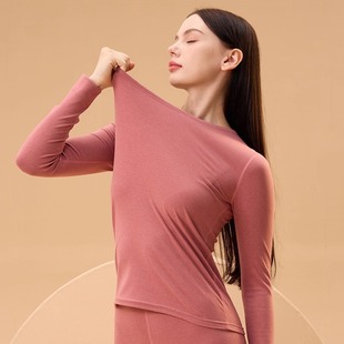 羊绒蚕丝双面磨毛 雪中飞S019秋冬男女情侣保暖套装 SNOW FLYING