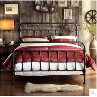 欧式 铁艺床1.2m1.5米床单人床1.8米双人床铁架床铁床公主床儿童床