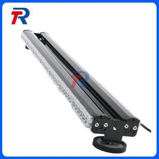 84W84LED7节双面长条爆闪灯汽车中网杠灯工程车顶警示灯频闪棍灯