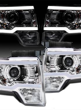 汽车头灯适用于FORDF15020092014PICKUP透镜款汽车前大灯