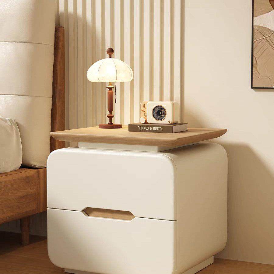 免安装实木床头柜2025新款小型家用卧室中古奶油风简约现代收纳柜,电子元器件市场,其它元器件,淘宝优惠券,粉丝福利购,淘宝优惠卷