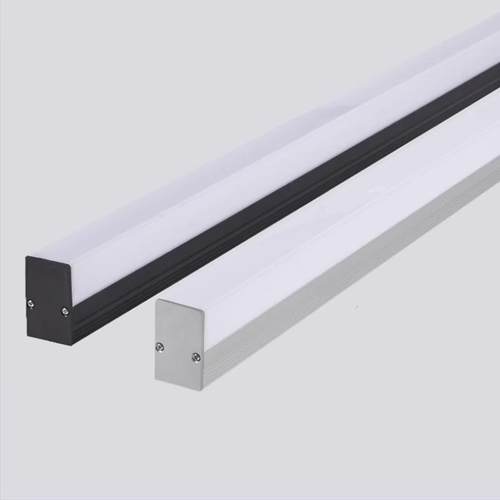 办公led线条灯三面发光吊线灯简约条形办公室吊灯长条铝材方通灯