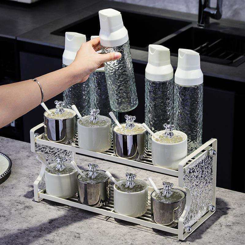 调料盒厨房家用高端轻奢组合套装调味罐高端自动开合酱醋油壶全套,农用物资,其他肥料,淘宝优惠券,粉丝福利购,淘宝优惠卷