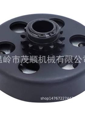 卡丁车离合器12齿19mm外黑内白3/4孔35型离合器两棵内螺栓GOKART