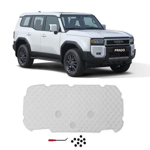 适用24/25款丰田新普拉多机盖隔音棉霸道LC250专用隔热吸音改装件