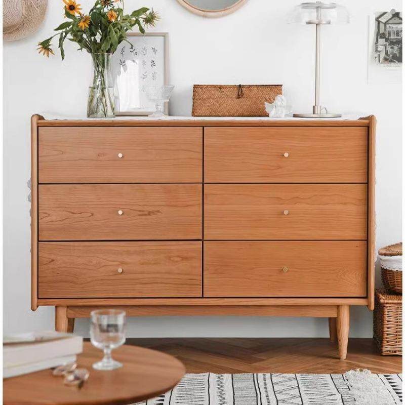 实木六斗柜北欧收纳柜复古储物柜日式卧室实木樱桃木抽屉式斗柜,节庆用品/礼品,新娘配件,淘宝优惠券,粉丝福利购,淘宝优惠卷