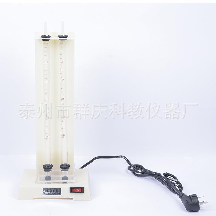 教学器材水电解演示器自带电源水电解器化学实验器材