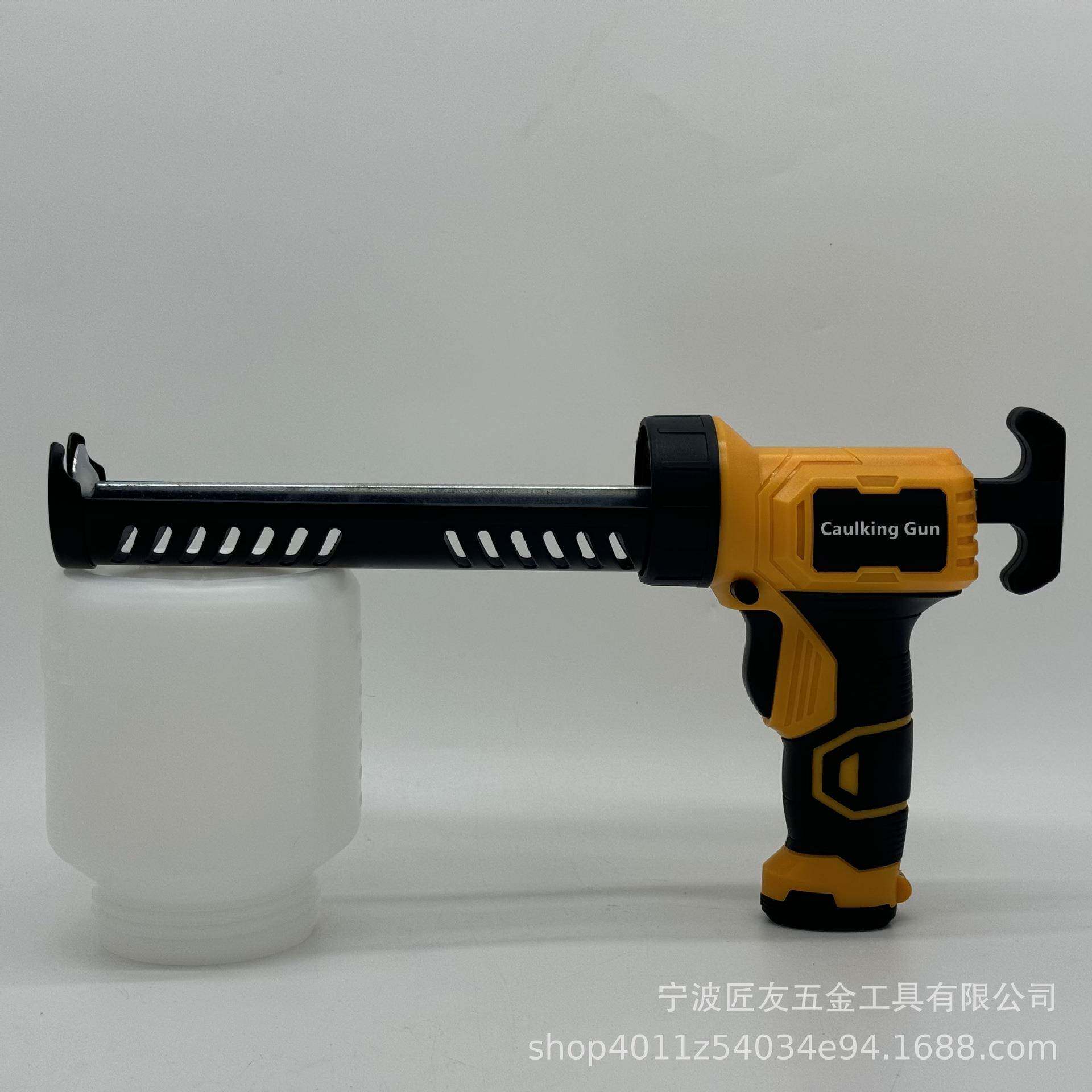 电动胶枪电动填缝枪干电池胶枪硬管玻璃枪单管胶枪