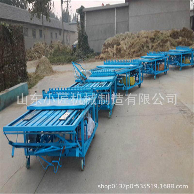 宽窄可调苇帘机砖坯覆盖蒲帘机苗木包裹草帘机芦苇编织苇帘机