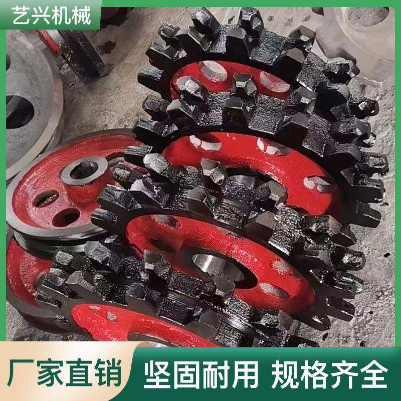 矿用提升机链轮起重机链轮配件输送机传动头尾配件总成镀锌齿轮
