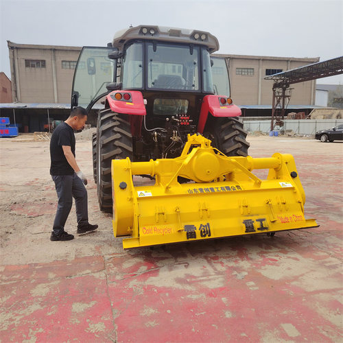 工地水泥灰土拌合机后置式路拌机加重型冷再生机深度30公分
