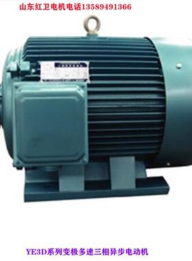 山东厂家直供YE3D-160L-4/2-11/14W变极多速三相异步电动机
