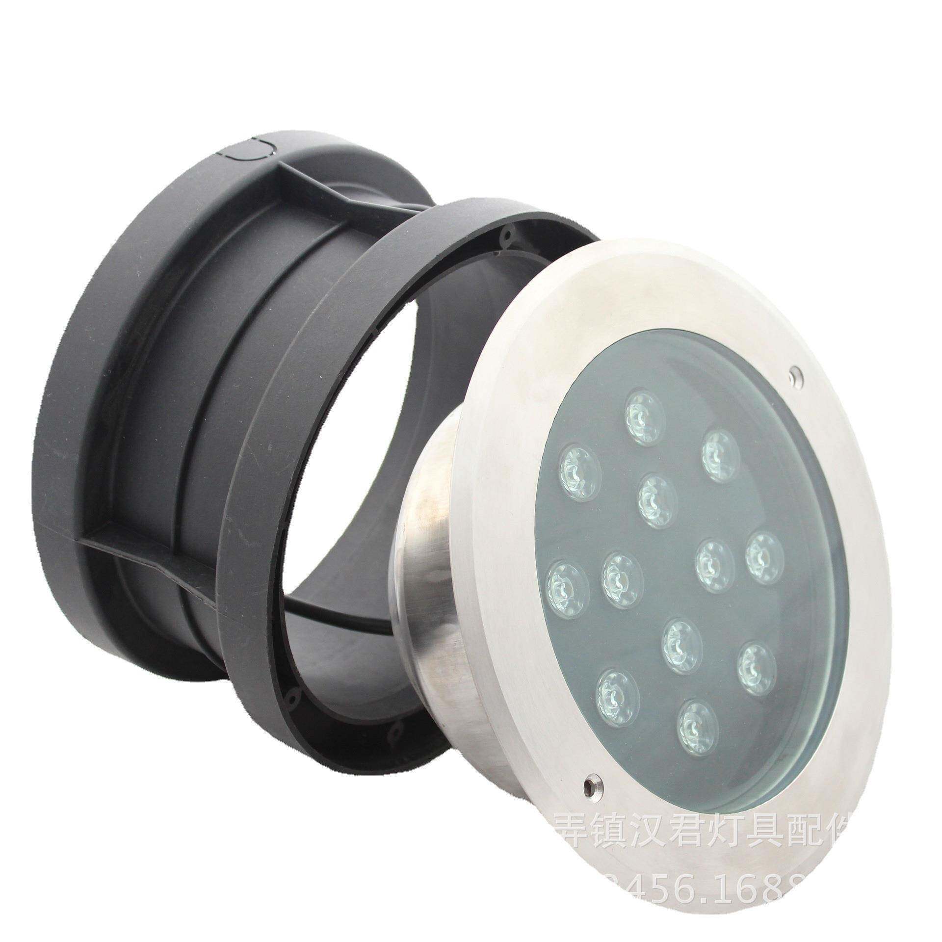 直径240MM全不锈钢LED大功率水下地埋灯12W16W18W