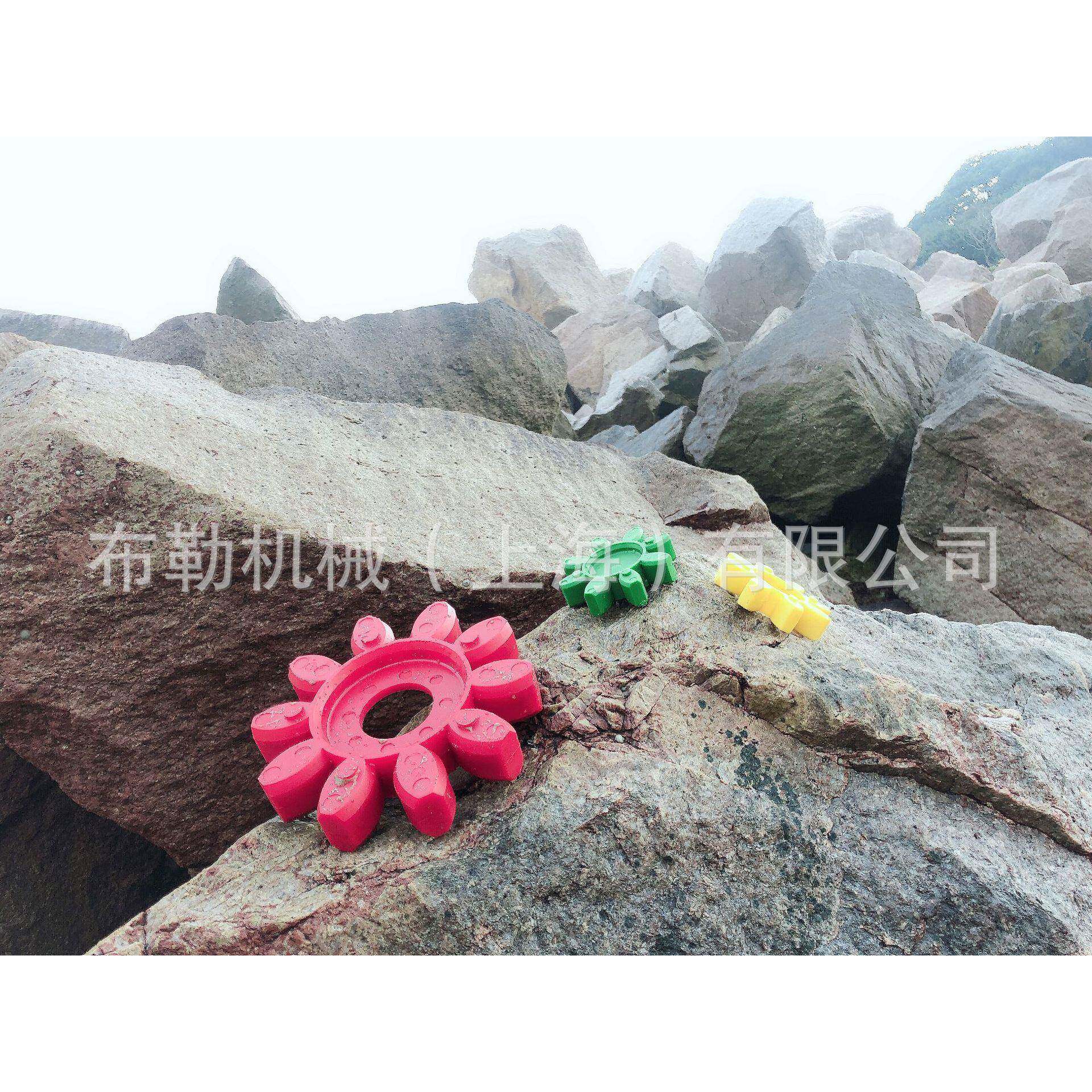 XL6型星型联轴器/软连接GR24梅花瓣弹性体块/胶垫CJ缓冲垫减震垫
