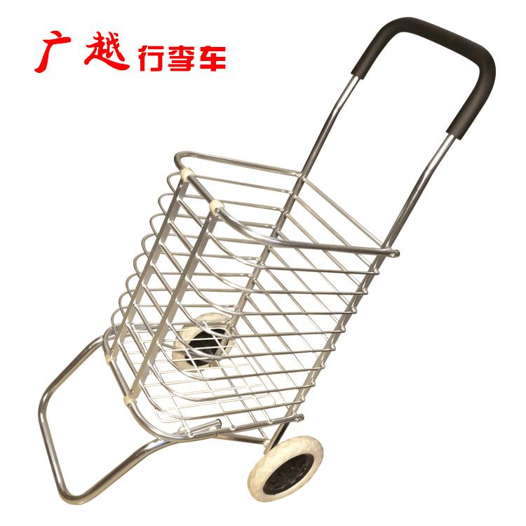 铝合金购物车折叠便携小拉车菜篮手推车