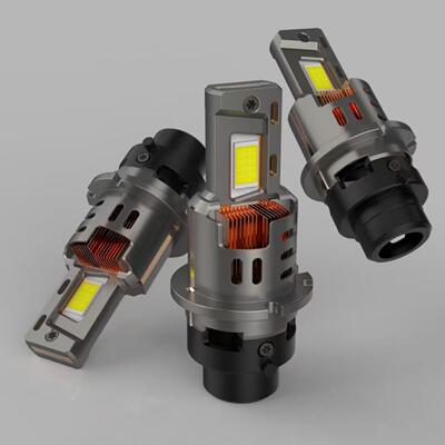 新品直插D2S/RD4S/RLED汽车大灯1:1替换原装氙气灯高亮LED