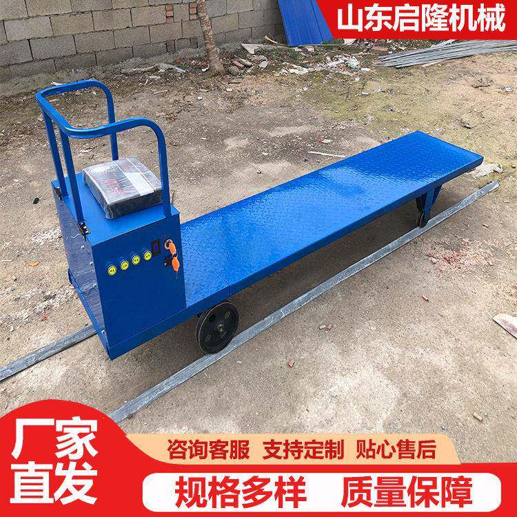水渠苗圃蔬菜果园运输车大棚轨道运输车新款育苗机电动遥控小火车