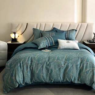 2025新款长绒棉金丝大提花刺绣四件套-维多利 1.5m床单款四件套