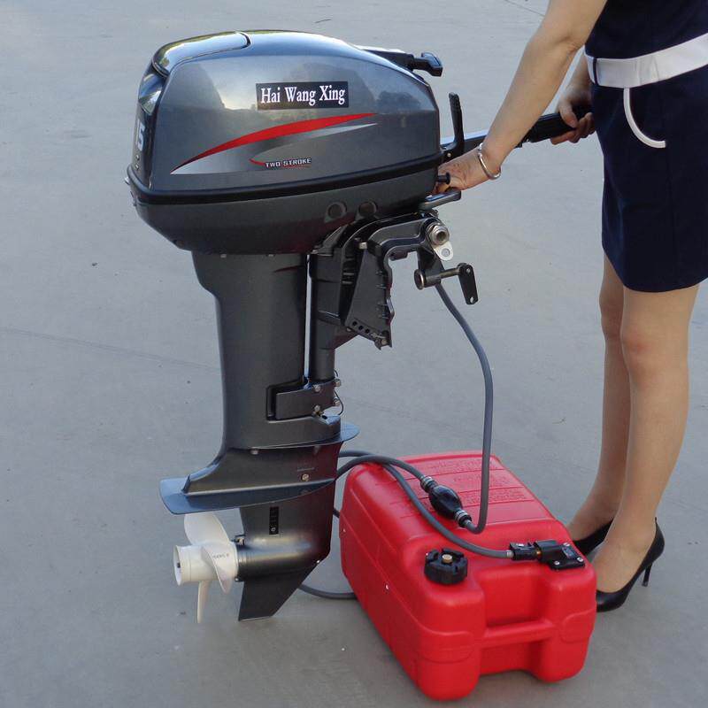 水王星舷尾机救灾橡皮艇挂桨机冲锋舟舷外机3-6人船外挂机尾挂机