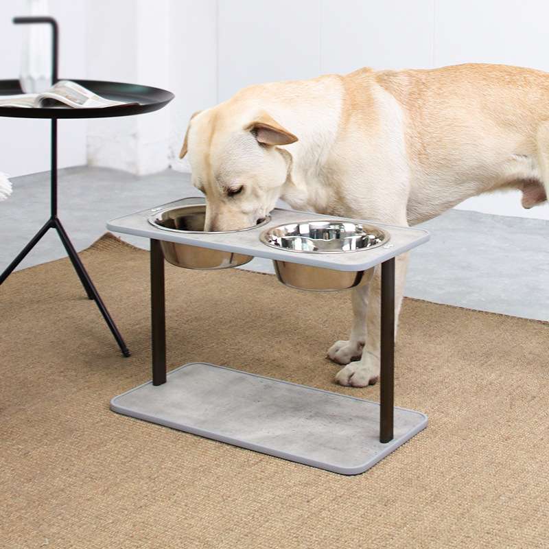 高脚狗狗宠物餐桌中大型犬狗碗架金毛德牧阿拉萨摩边牧宠物食盆架