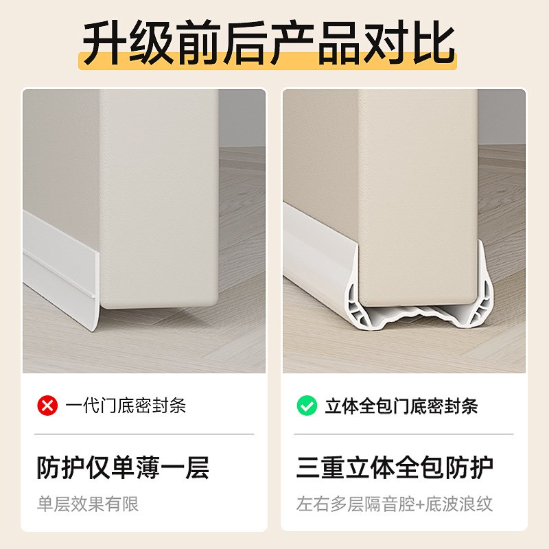 门缝密封条门底下缝隙挡条隔音条门下防风门下挡风房门门底缝
